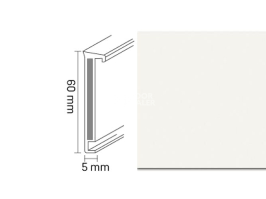 Плинтус Плинтус Dollken TS60 Life 1013 (5012/117) Белый фото 1 | FLOORDEALER